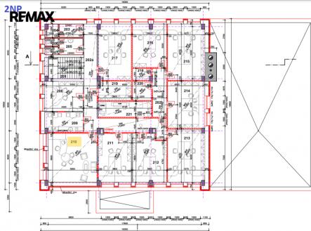 pudorys-2np-kancelar-c.210.png | Pronájem - kanceláře, 31 m²