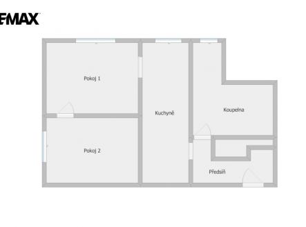orientacni-pudorys-bytu-2-1.png | Pronájem bytu, 2+1, 52 m²