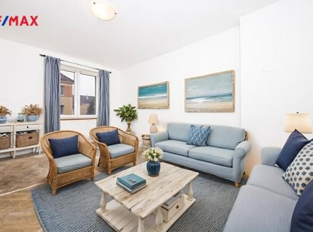 VIZUALIZACE OBÝVACÍHO POKOJE | Prodej bytu, 2+1, 55 m²