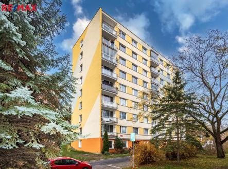 Pohled na dům | Pronájem bytu, 1+1, 36 m²