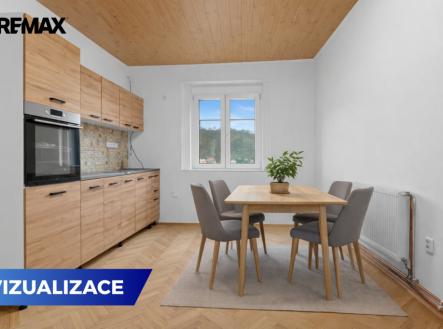 Vizualizace - kuchyně | Pronájem bytu, 1+1, 53 m²