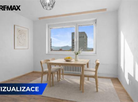 Vizualizace - jídelna | Pronájem bytu, 1+1, 40 m²