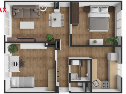 Pronájem bytu, 3+1, 72 m²