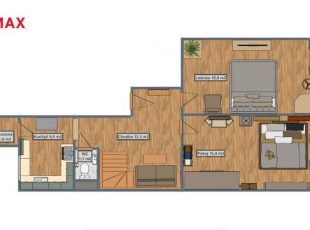 2d-1np.png | Prodej bytu, 4+1, 121 m²