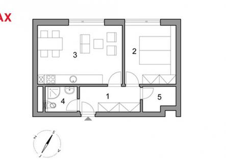 mnisek.jpg | Prodej bytu, 2+kk, 46 m²