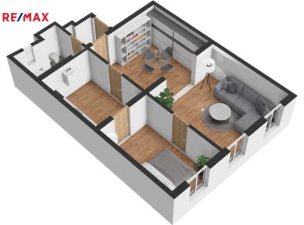 byt-2-1-zatec-namesti-svobody-157-3db.jpg | Pronájem bytu, 2+1, 62 m²