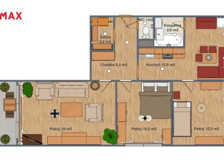 2d.png | Prodej bytu, 3+1, 63 m²