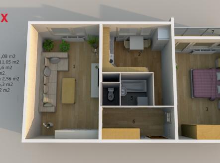 3d-cv-holesicka-edited.jpg | Prodej bytu, 2+1, 61 m²