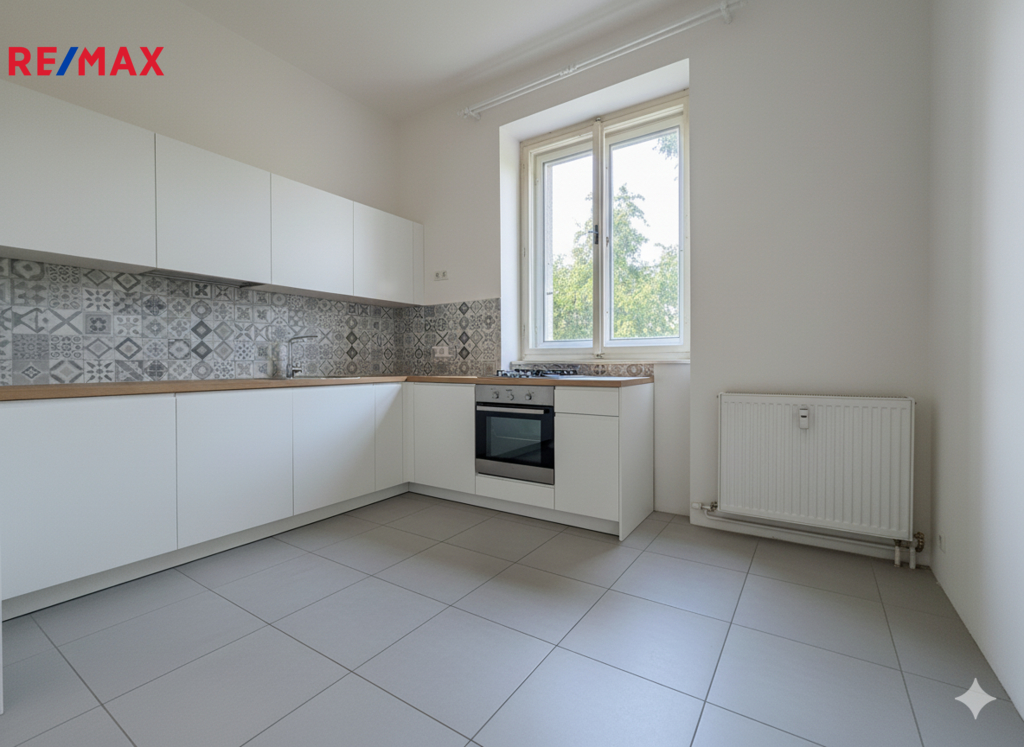 Vizualizace, jak by mohla vypadat kuchyň