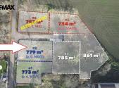 Prodej - pozemek pro bydlení, 779 m²