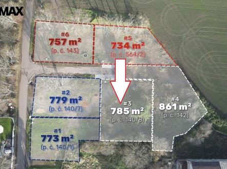 koporec-c3-pozemek-140-8-sipka.jpg | Prodej - pozemek pro bydlení, 785 m²