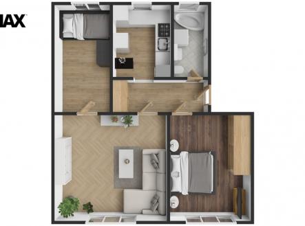6491-sporicka3da.jpg | Prodej bytu, 3+1, 56 m²