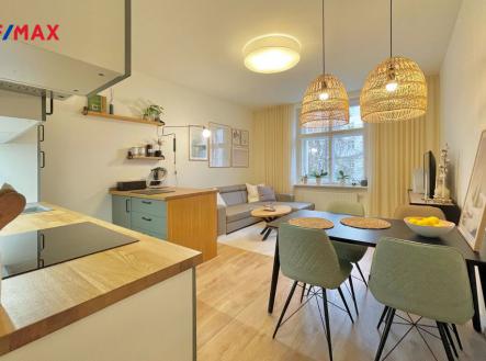 Kuchyně a obývací pokoj | Prodej bytu, 2+kk, 58 m²