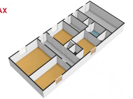 3D půdorys | Prodej - dům/vila, 140 m²