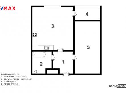 2d-troja.jpg | Prodej bytu, 2+kk, 53 m²