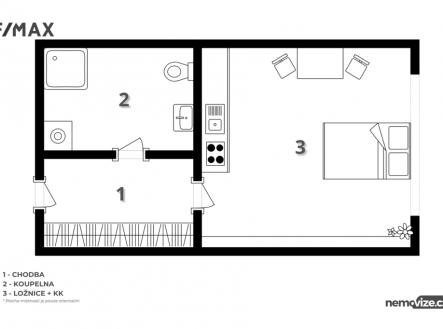 2d-holesovice.jpg | Prodej bytu, 1+kk, 33 m²