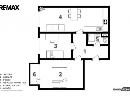 2d-kyje.jpg | Prodej bytu, 3+kk, 64 m²