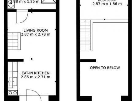 . | Pronájem bytu, 1+kk, 23 m²