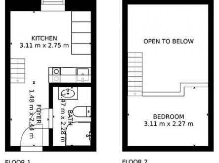 . | Pronájem bytu, 1+kk, 24 m²