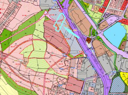územní plán | Prodej - pozemek pro komerční výstavbu, 11 396 m²