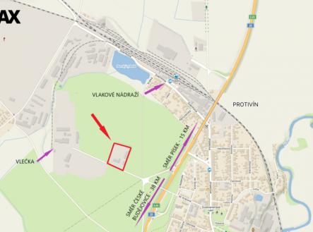 mapa | Pronájem - skladovací prostor, 13 168 m²
