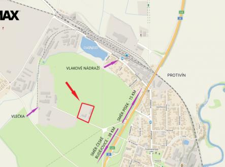 mapa | Pronájem - skladovací prostor, 13 168 m²