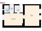 Pronájem bytu, 2+1, 46 m²