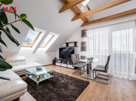 obývací pokoj s kuchyní | Prodej bytu, 3+kk, 66 m²