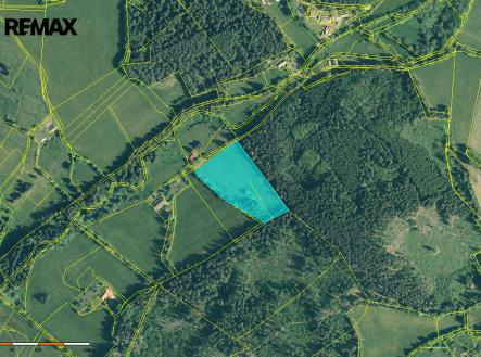 1-ortofoto-se-zvyraznenim.png | Prodej - pozemek, ostatní, 13 593 m²