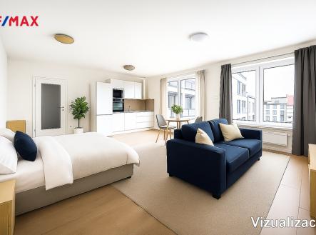 vizualizace-11.jpg | Pronájem bytu, 1+kk, 55 m²