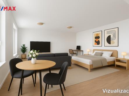 vizualizace-1111.png | Pronájem bytu, 1+kk, 56 m²