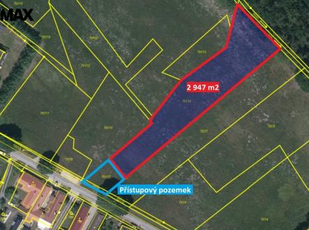 katastralni-mapa-pozemek.jpg | Prodej - pozemek pro bydlení, 2 947 m²