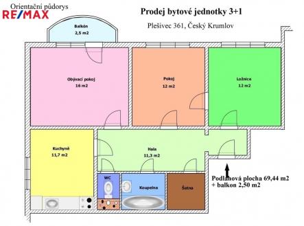 201.jpg | Prodej bytu, 3+1, 69 m²