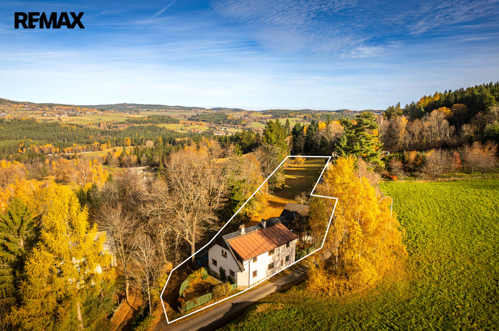 Zákres dům + zahrada