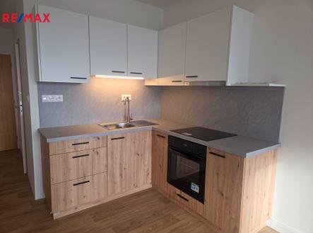 kuchyňský kout | Pronájem bytu, 1+kk, 32 m²