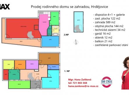 plánek | Prodej - dům/vila, 206 m²