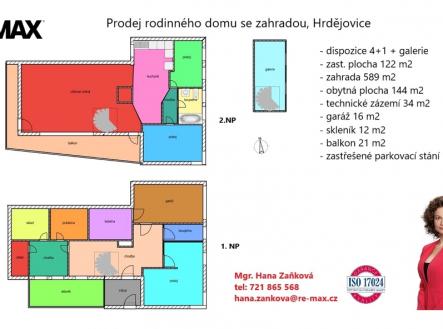 plánek | Prodej - dům/vila, 206 m²
