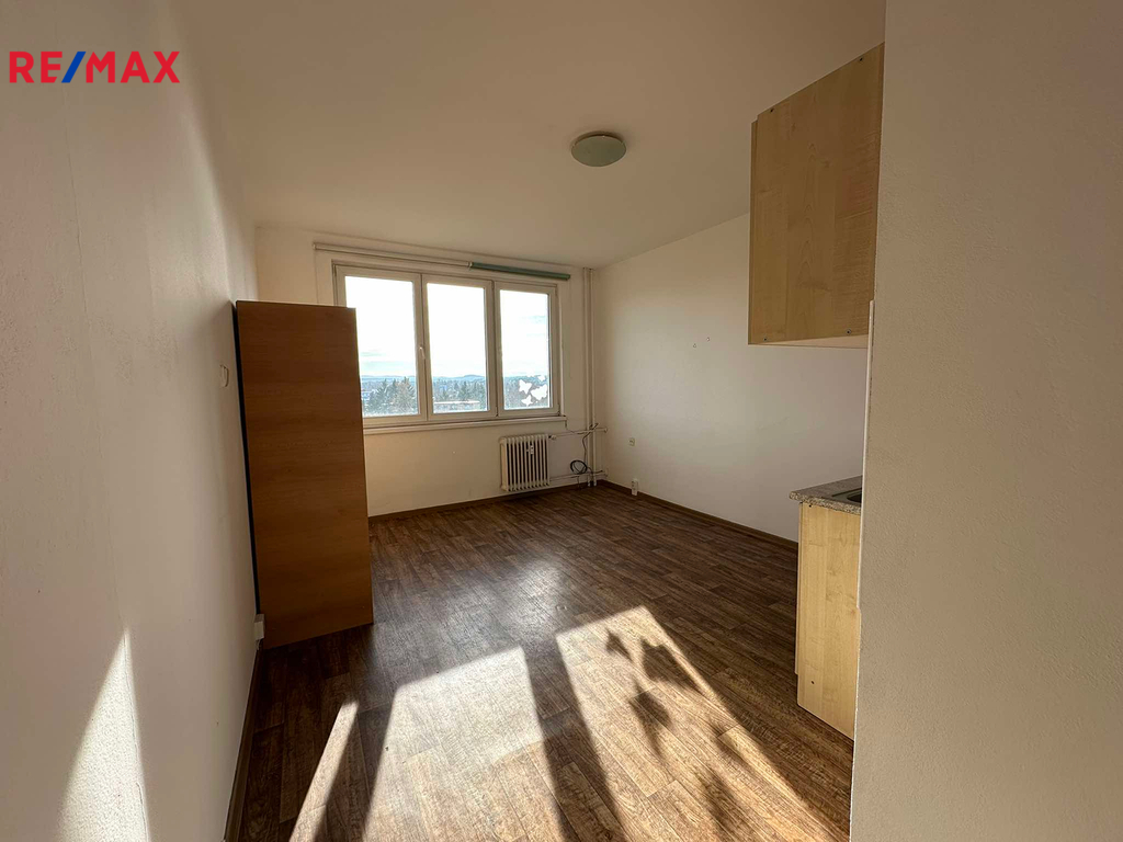 Obývací pokoj s kuchyňskou linkou