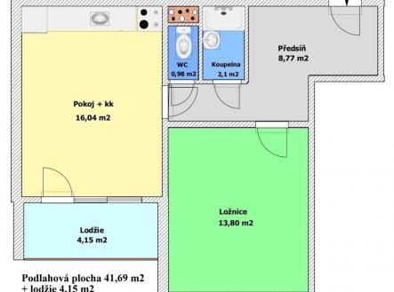 byt-1-1-loucovice-pudorys.jpg | Prodej bytu, 1+1, 45 m²