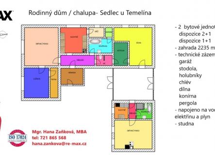 plánek | Prodej - dům/vila, 120 m²