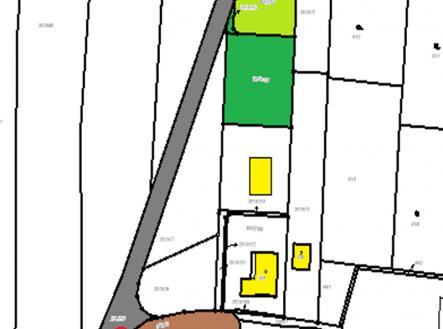 Sítě připojíme na červeném puntíku ... | Prodej - pozemek pro bydlení, 895 m²