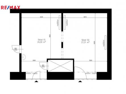 planek-sklad-doksy.jpg | Pronájem - skladovací prostor, 53 m²