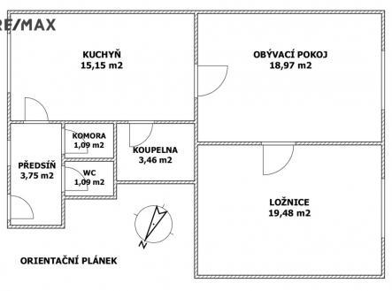 planek.jpg | Prodej bytu, 2+1, 63 m²