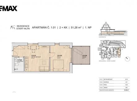 pudorys-ap-1.jpg | Prodej bytu, 2+kk, 53 m²