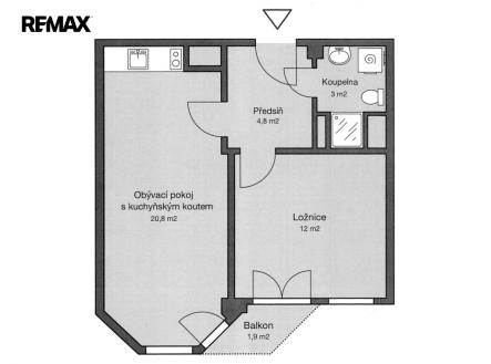 02.jpg | Prodej bytu, 2+kk, 43 m²
