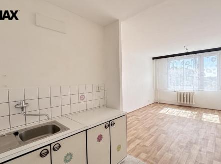 obývací pokoj s kuchyňským koutem | Prodej bytu, 2+kk, 42 m²