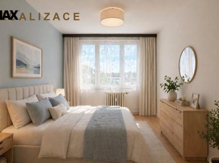 Vizualizace | Prodej bytu, 2+kk, 42 m²