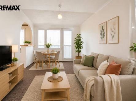 vizualizace | Pronájem bytu, 2+1, 57 m²