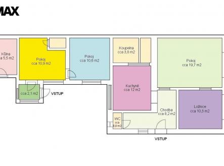 Půdorys | Prodej - dům/vila, 82 m²