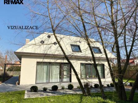 VIZUALIZACE zadní části domu | Prodej - dům/vila, 313 m²